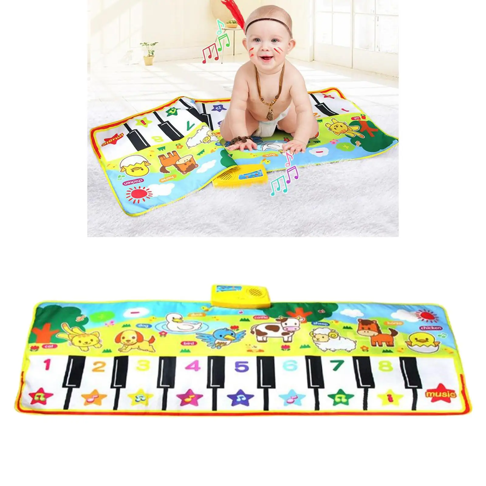 Touch Carpet Playmat Early Educational Toys for baby Toddlers Boy Girl