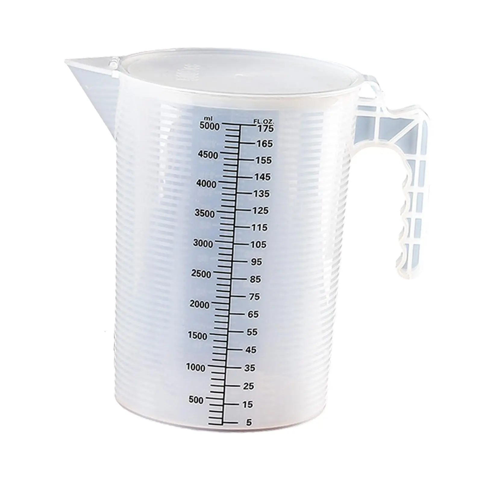Plastic Pitcher 5000ml Clear with Lid for Restaurant Cold Beverage Milk