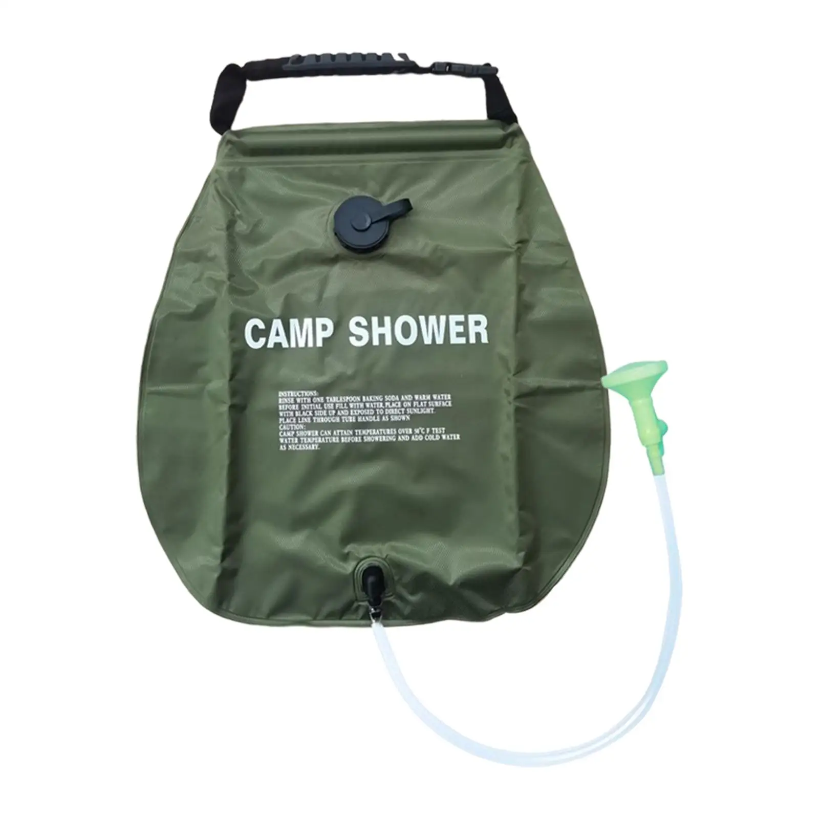 Solar Shower Bag 5 Gallon Durable with Exterior Pocket for Traveling Summer