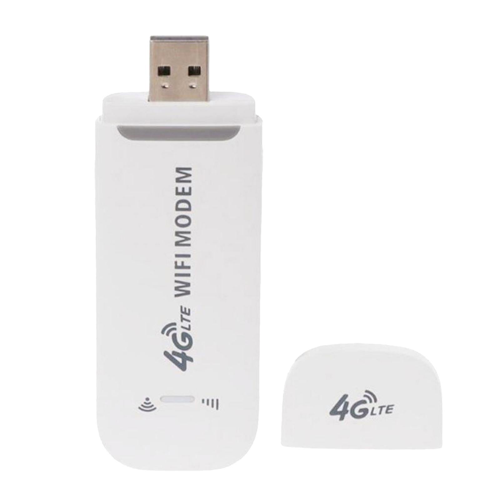 Unlocked 4G LTE USB Modem Dongle Stick Mobile Broadband WiFi Hotspot Sim Card Wireless Router Stick Network Adapter for Desktop