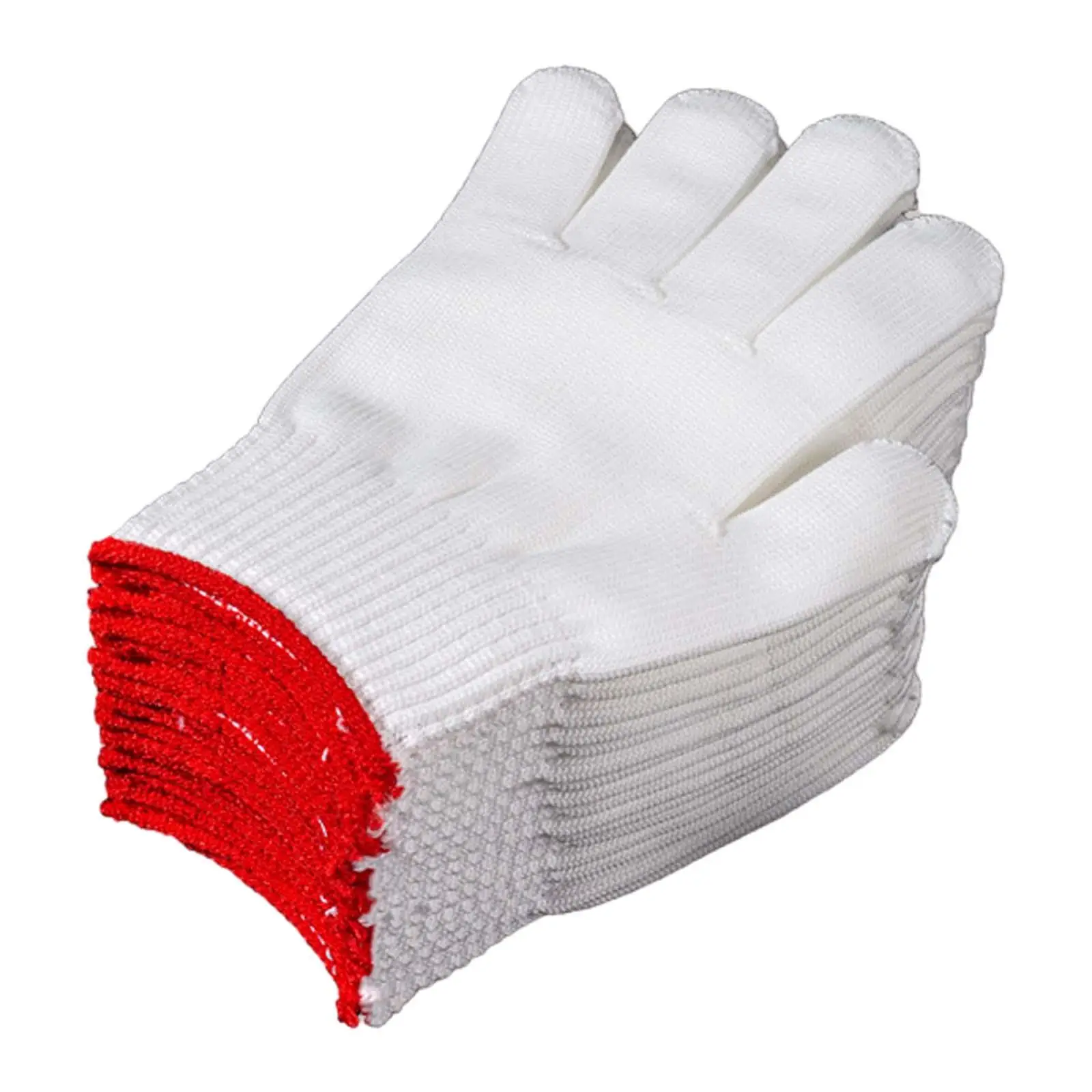 12 Pairs Work Gloves Cotton Labor Protection Gloves for Industrial Painting