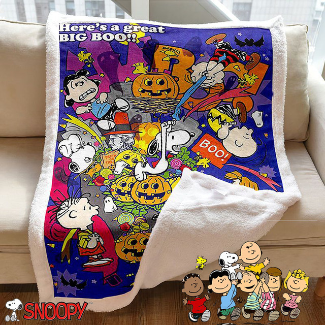 Chatham Vintage Charlie Brown Snoopy Hot Air shops Balloon Childrens Blanket 70x44