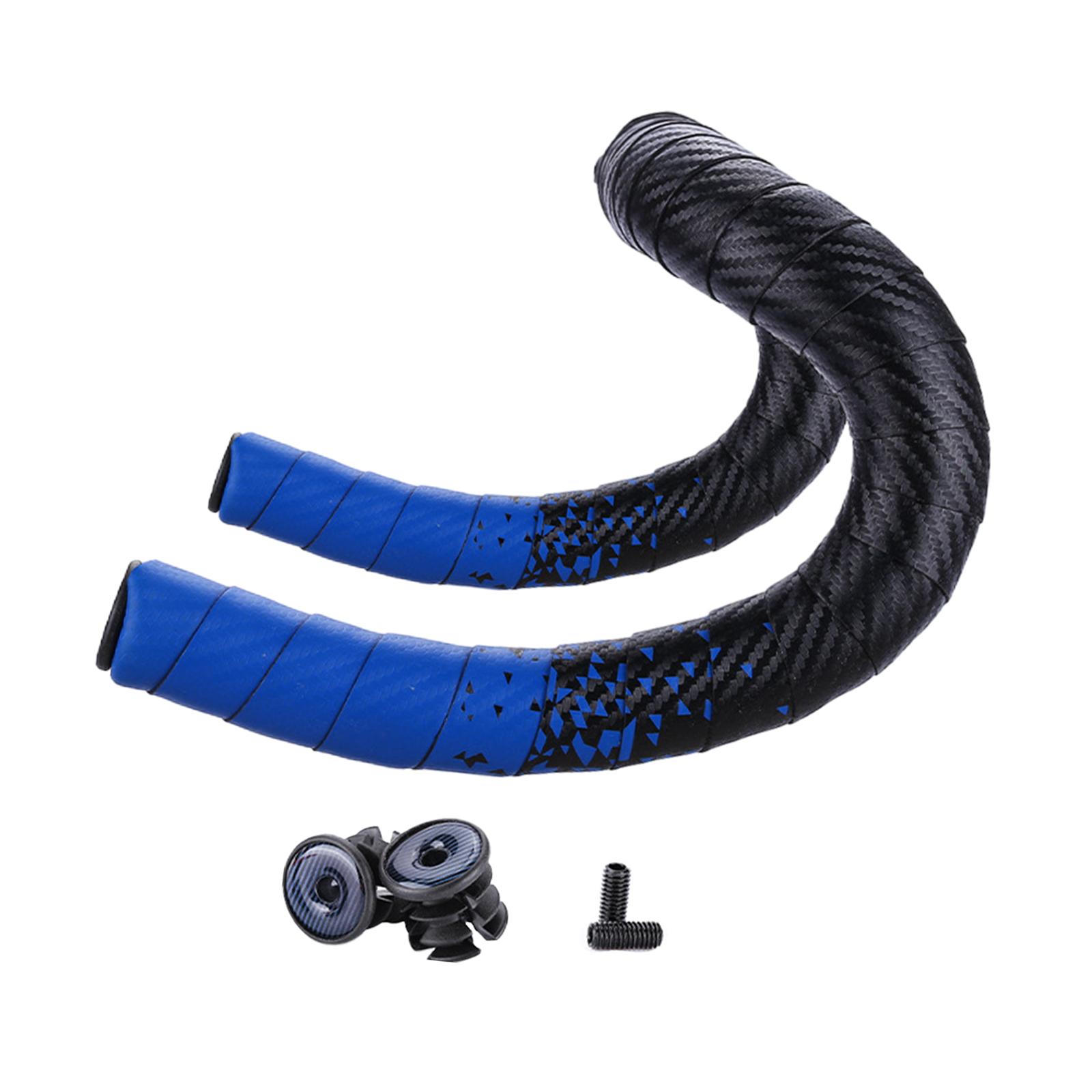 Road Bike Handlebar Tape Nonslip Sweat Absorbent EVA Handle Wrap for Fixed Gear Bicycle Outdoor Mountain Bikes BMX Riding