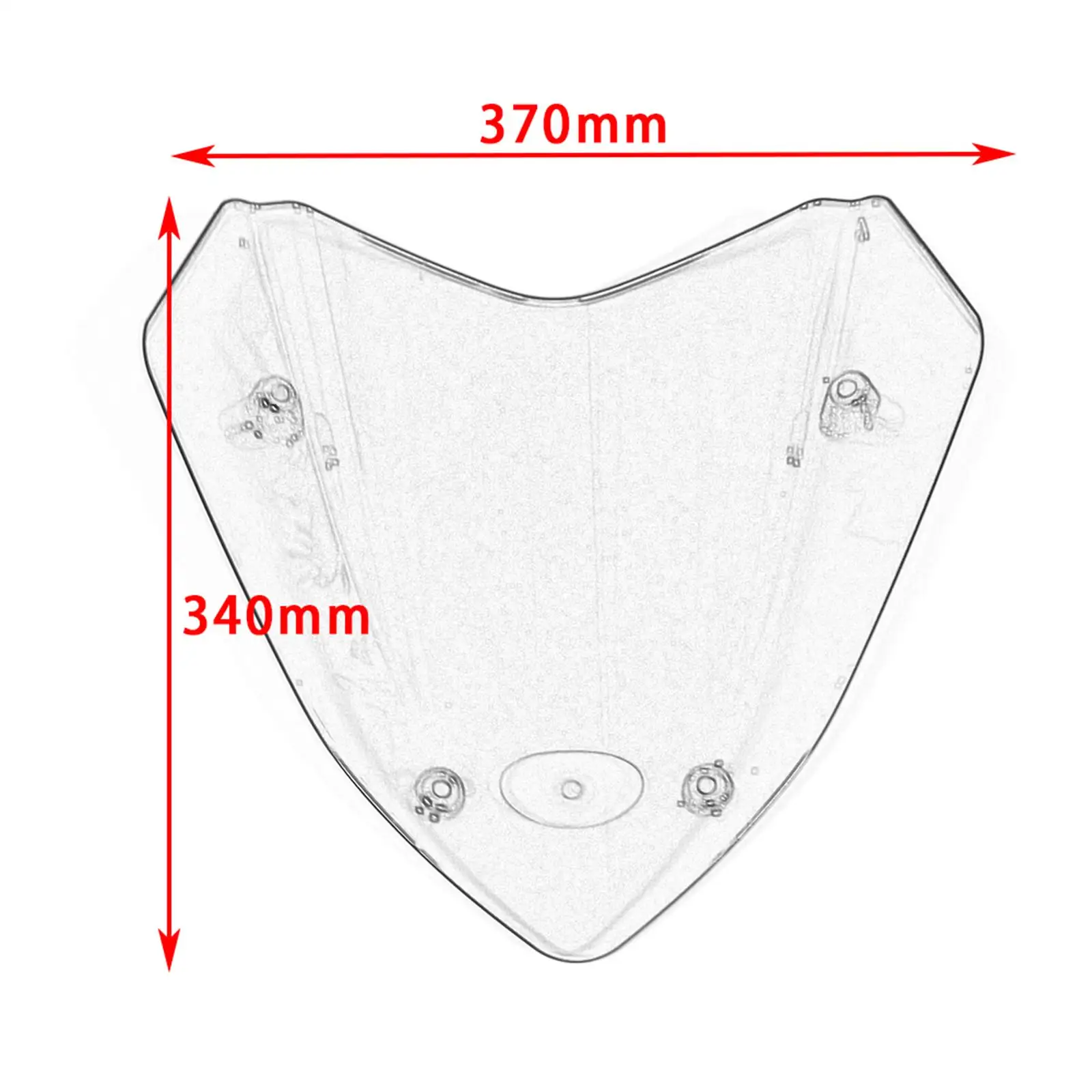 Motorbike Motorcycle Windshield Wind Deflector for Yamaha Xmax 300 250 125 Windproof Replacement Accessories Premium