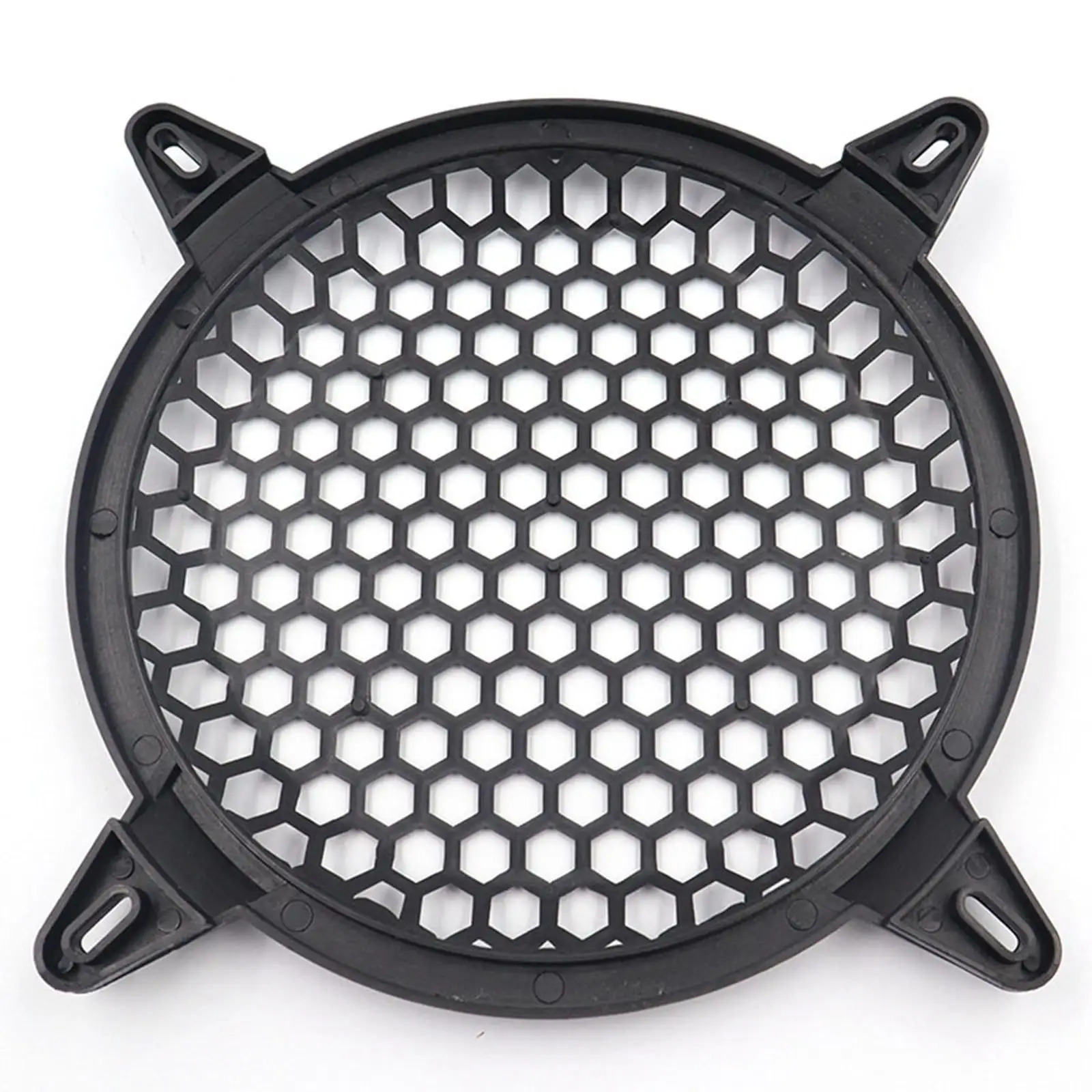 4x 8 Inch Speaker Covers Grills Decorative Circle Guard  Net Cover for Car Speaker Accessories Waffle Speaker Covers