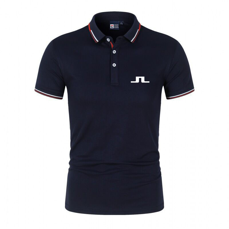 för sommar Quick Dry Andas pikétröja Mode kortärmade toppar J Lindeberg Golf Shirt Herr T-shirt_voghion.com