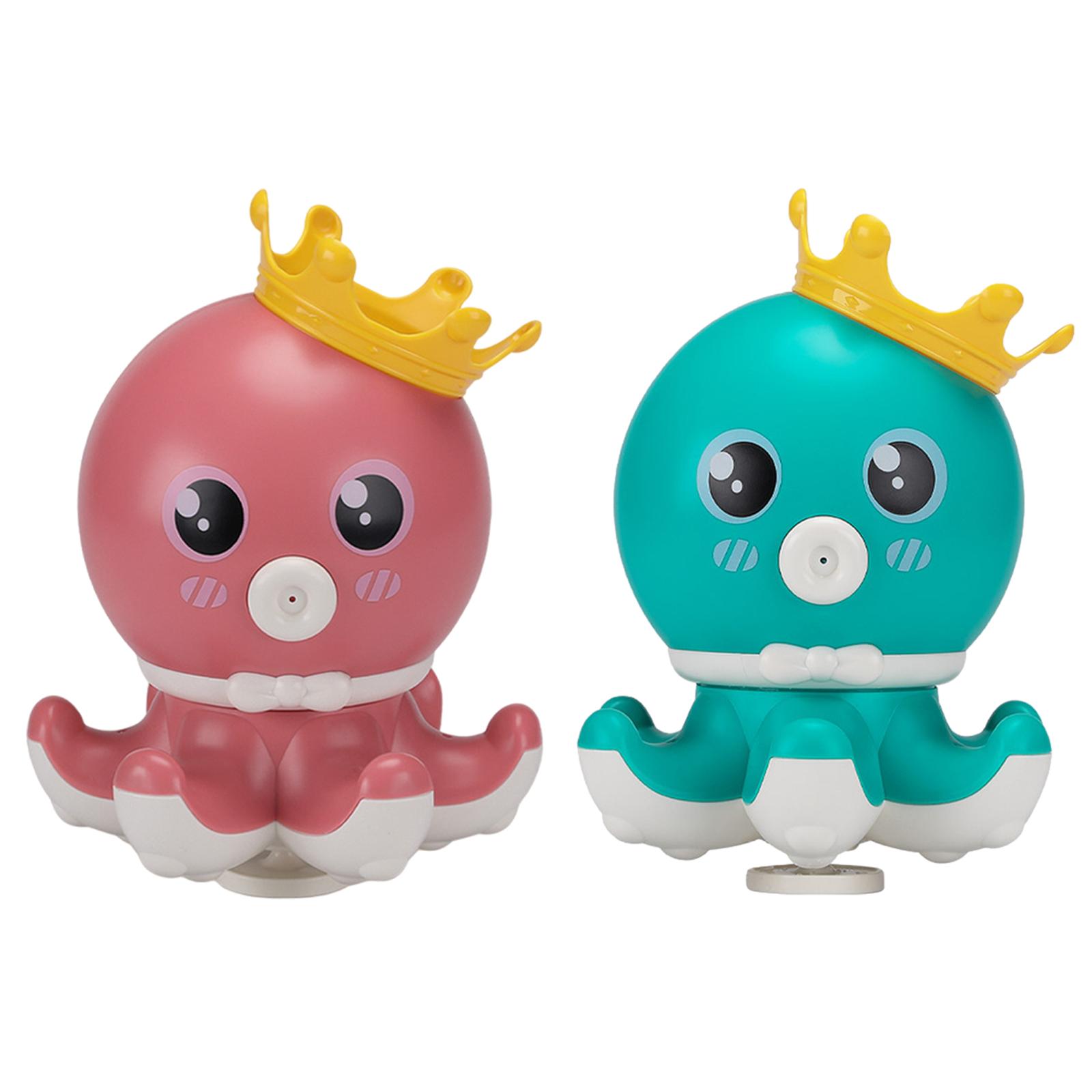 Cute Octopus Baby Bath Toys for  0 12 24 Months Shower Bathtub Toy for Kids 2 to 4 Years Old Rotating Water Spraying Animal