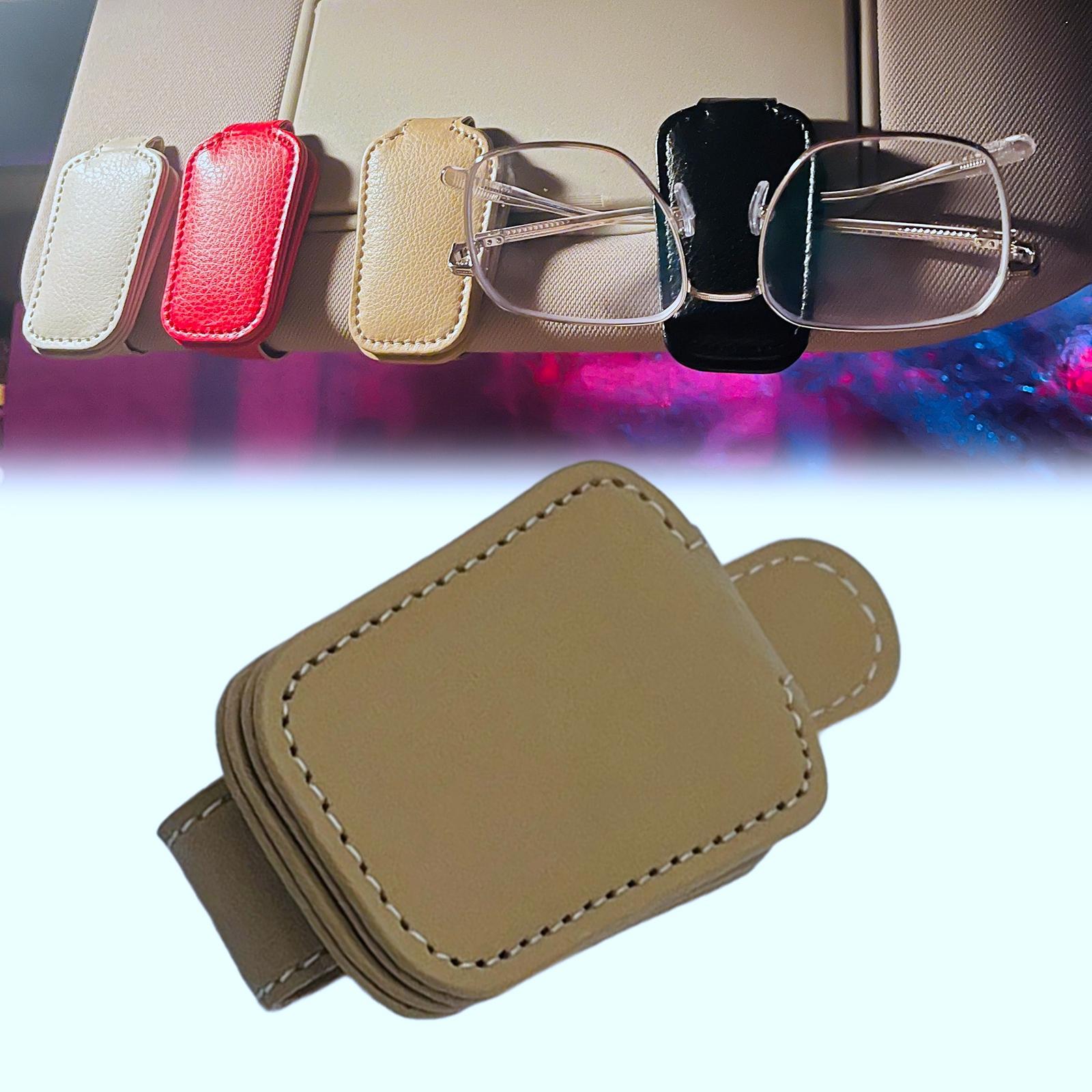 Car Sun Visor Sunglasses Clip Multifunctional Sunglass Holder Fit for Truck Car