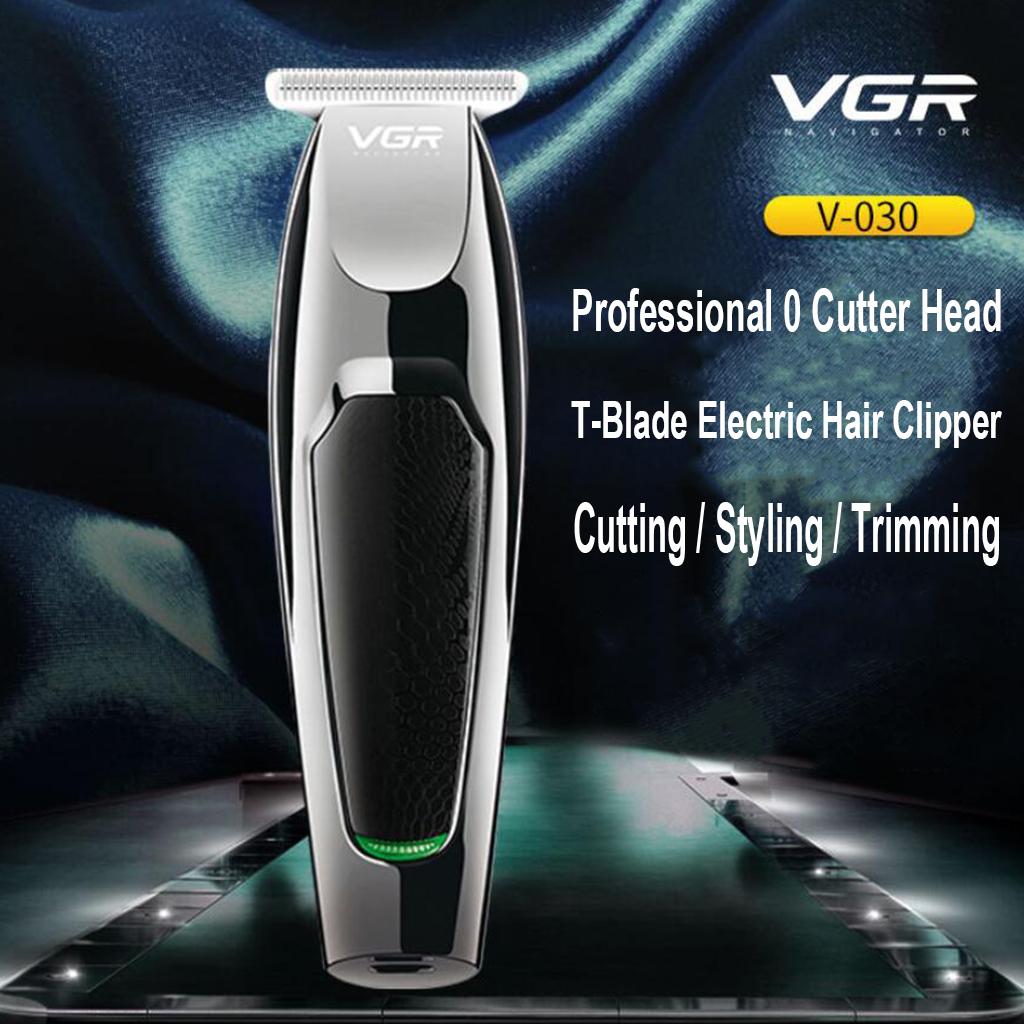 VGR Electric Mens Hair, Professional Beard USB Rechargeable  Hair Cutting Styling   with 5 Guide Combs