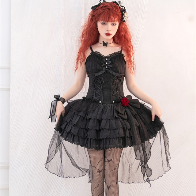 LEST ROSE　姫ロリ　ゴスロリ　ゴシック　y2k coquette 00s バレエコア 姫ロリ ゴスロリ ゴシック y2k coquette 00s