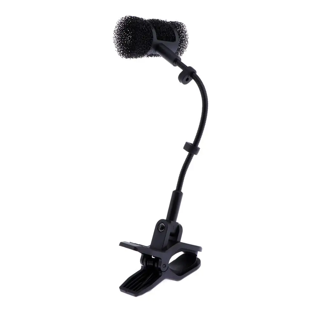 Plastic Wireless Microphone MIC Clip Stand Holder Erhu Flute Parts Accs