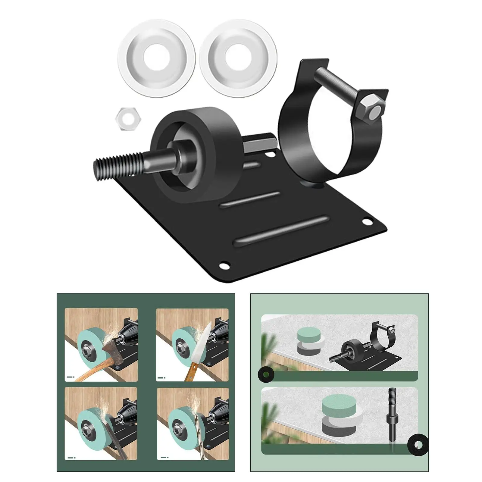Alloy Steel Electric Drill Cutting Seat Stand Holder Conversion Tool Accessories Polishing Grinding Machine Bracket for Grinding