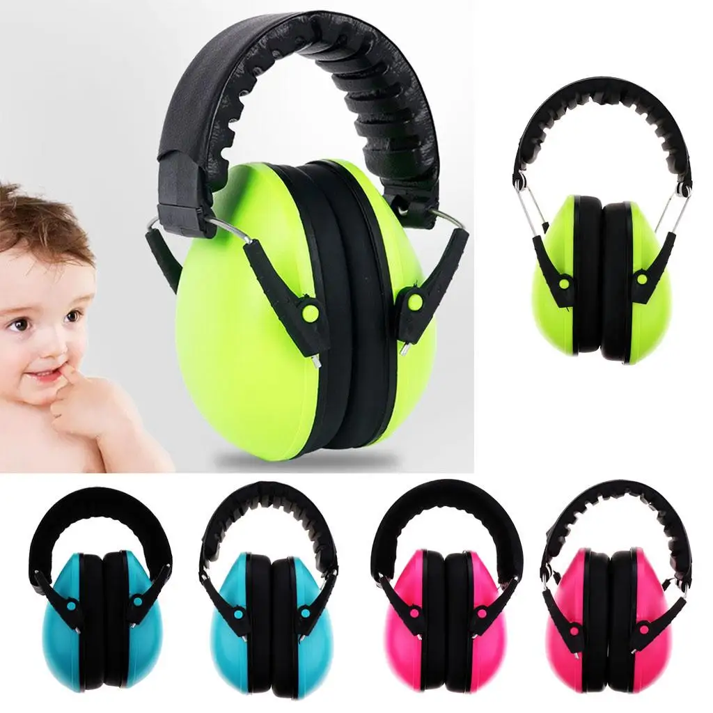 Kids Adjustable Size Infant Baby Hearing Protection Earmuffs Headphones