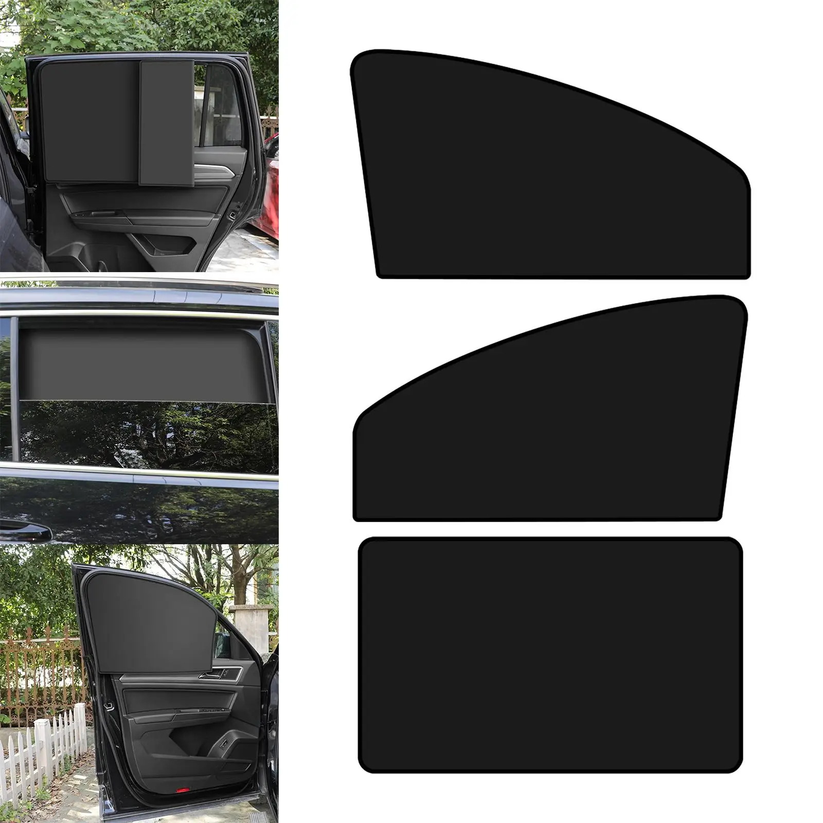 Universal Magnetic Car Window Sunshade Blackout Maintains Car Interior Temperature Sun Shade Covers for Camping Baby