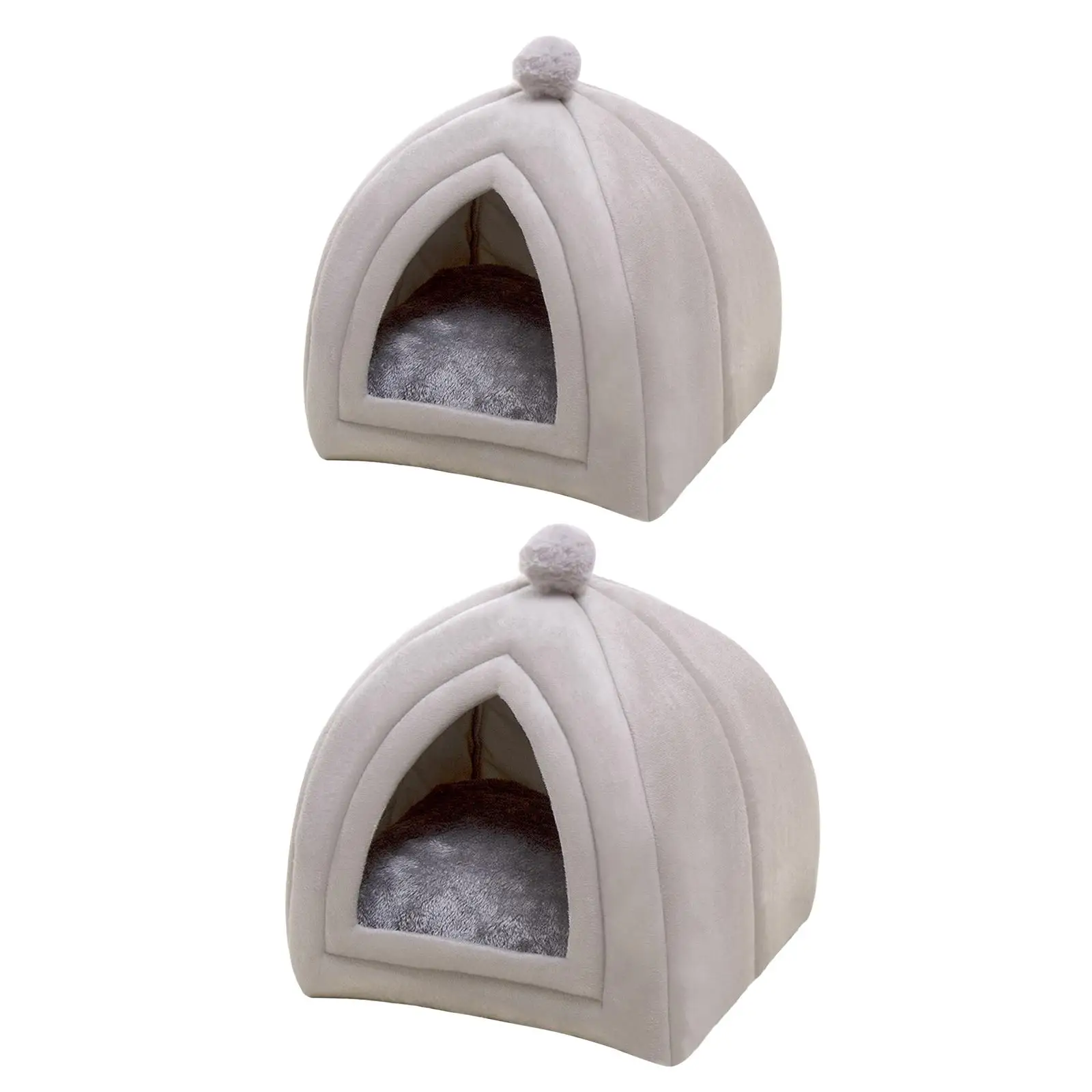 Portable Cat house Nest Cushion Kennel Washable for Puppy Winter Floor