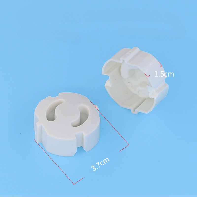 Title 9, 10pcs European Socket Plugs Protector 2 Hole Ro...