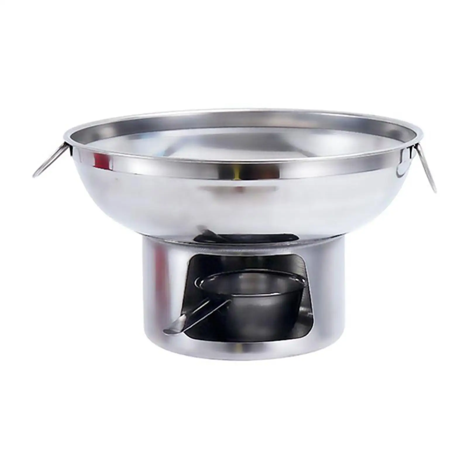 Small Hot Pot Cookware Outdoor Cooker Milk Tea Hot Traditional Chinese Hot Pot for Camping Home Restaurant Kitchen Countertop