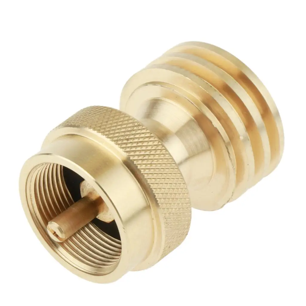 Brass Gas Steel Bottle Propane Tank Adapter Converter for Disposable