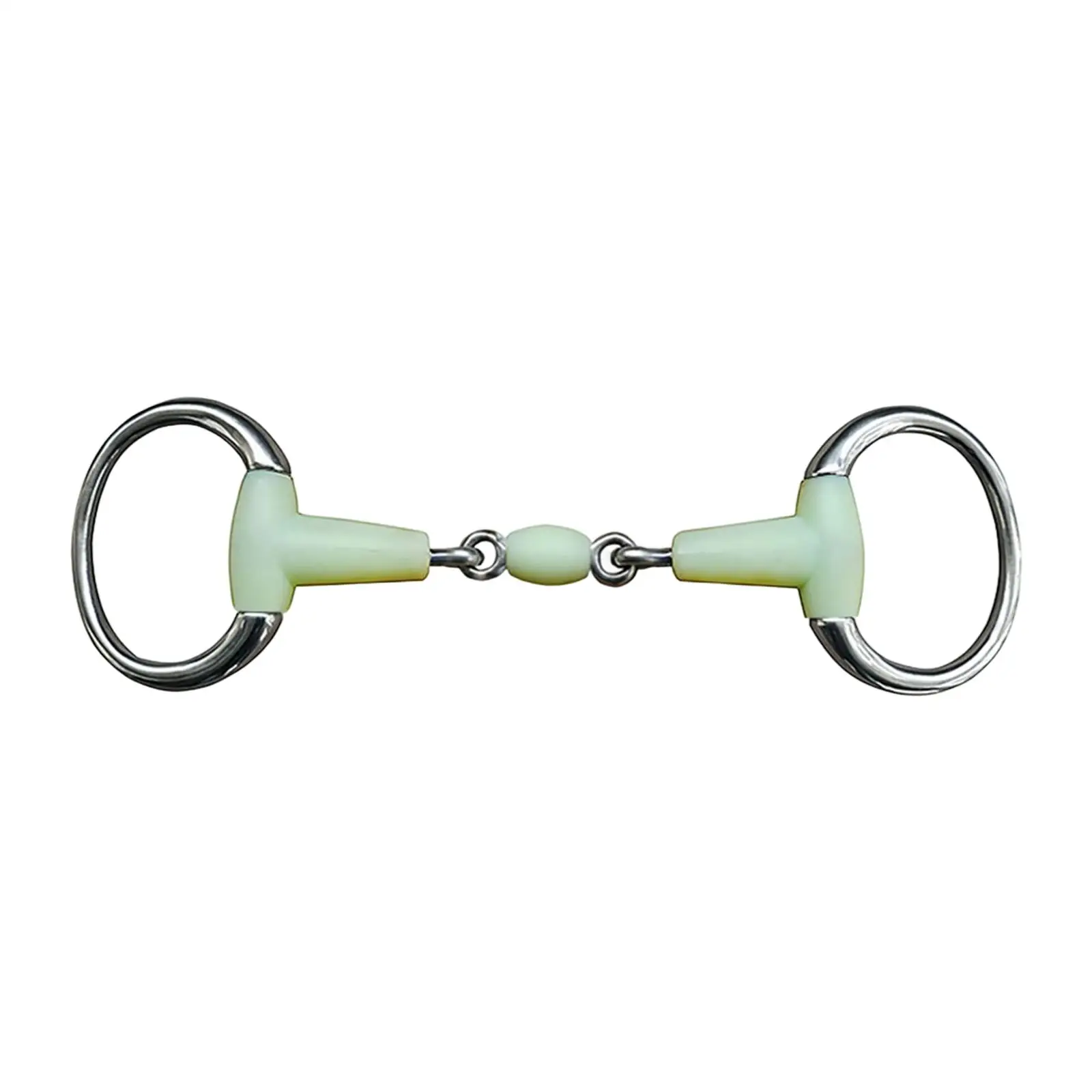 Horse Bit Mouth Wear Resistant Horse Training Snaffle Tool Stainless Steel for Horse Riding Equipment Draft Horses Mules