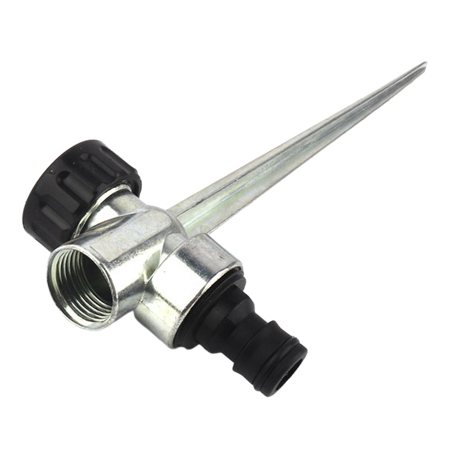 Lawn Sprinkler Stable Automatic Alloy Fittings Rotatable Stake for Garden Patio Agricultural Greenhouse Grass Irrigation