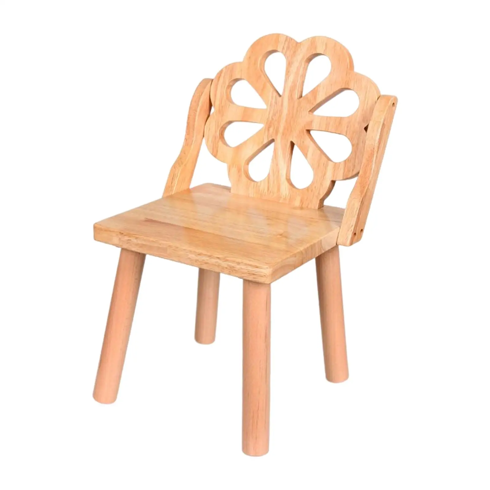 Household Removable Wooden Child Stool Heavy Duty Lightweight Durable Wood