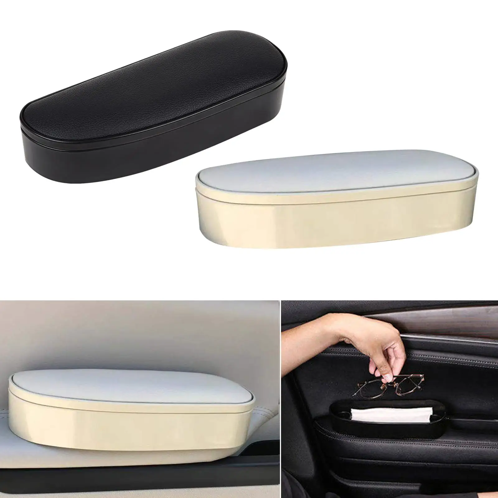 Car Armrest Elbow Support Box Arm Heightening Pad Multifunctional for Travel