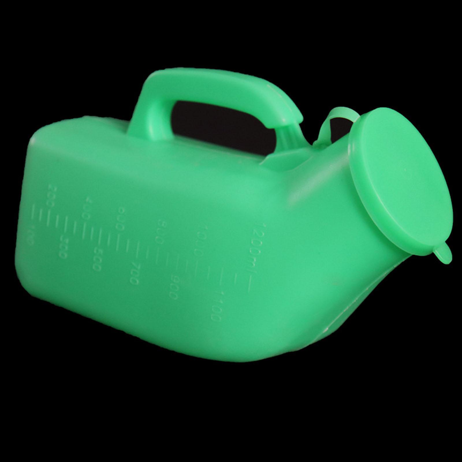 Portable Male Urinal 1200ml Spill Proof Plastic Men`s Potty Bedpan Urine Bottles for  Travel Car Home Bedridden Patients