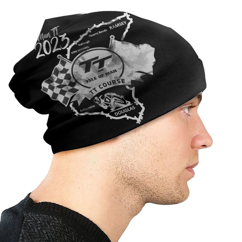Benutzerdefinierte Isle Of Man TT Skullies Beanies Caps Cool Winter Warm Frauen Männer Stricken Hut Unisex Erwachsene Motorrad Motorhaube Hüte – Detail 19