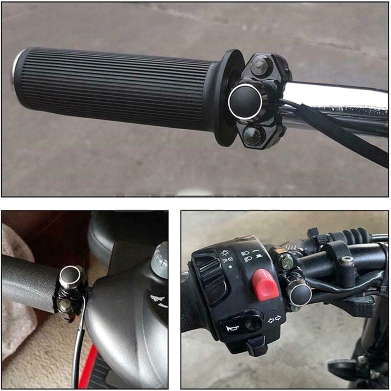 Aluminium Legierung Lenker Montieren Starten Horn Scheinwerfer Strobe Momentary Action Schalter Taste 22cm 7/8 "Motorrad Schalter – Detail 14