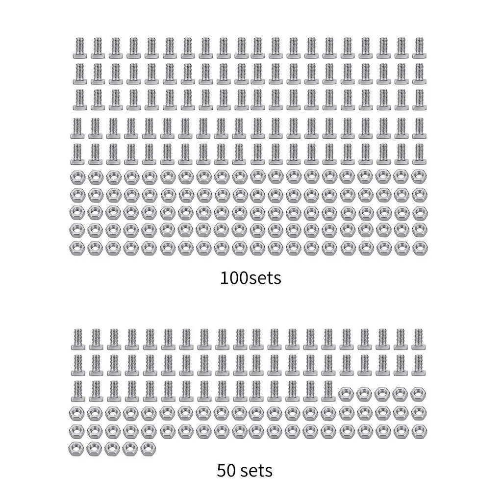 Greenhouse Nuts and Bolts Anti-Rust Hardness Kit for Outdoor Gardening Greenhouse Accessories Parts