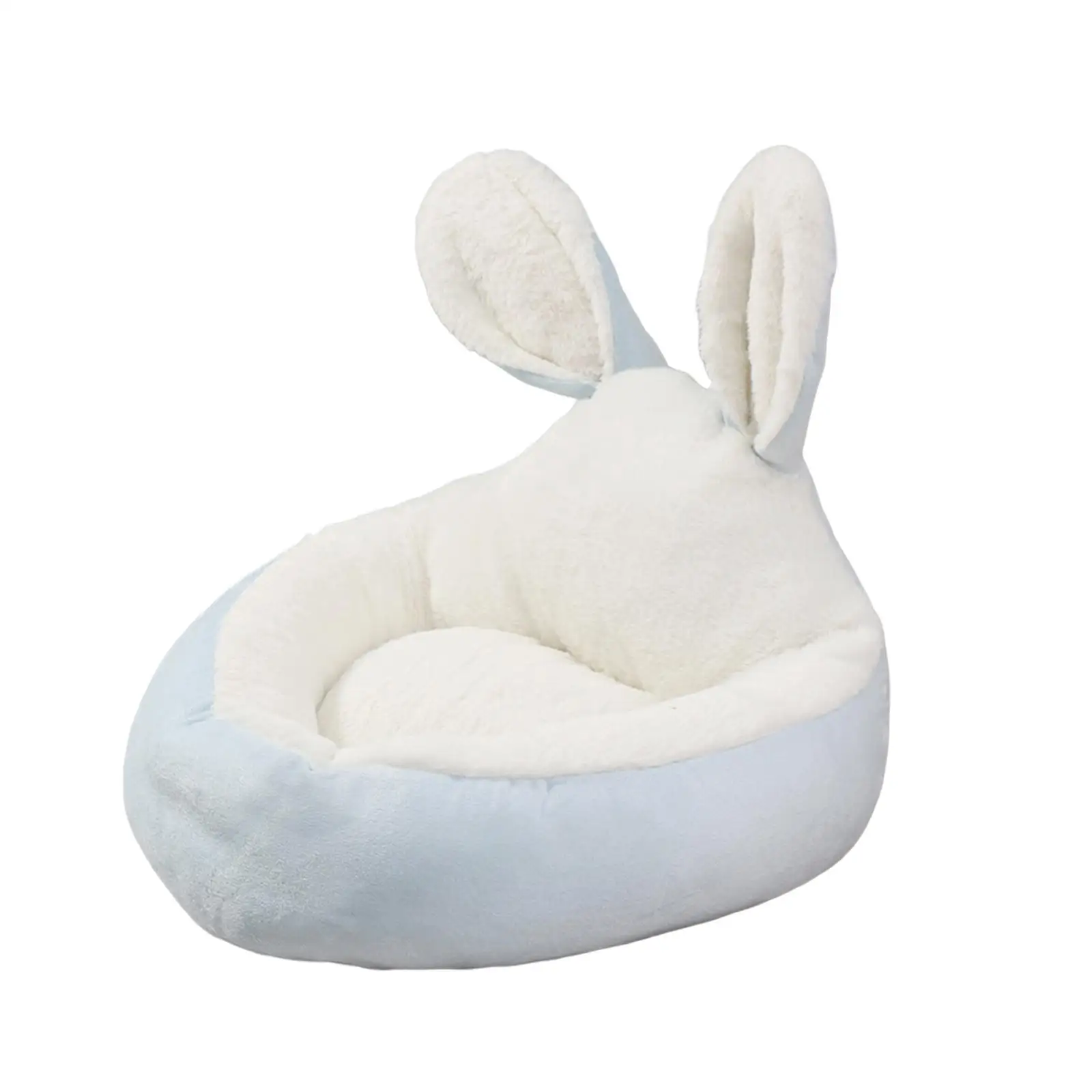 Pet Bed Nonslip Bottom Cat Sleeping Pad Winter Warm Nest Bunny Ears Decor Dog Bed Puppy Kennel for Small Medium Dogs Cats