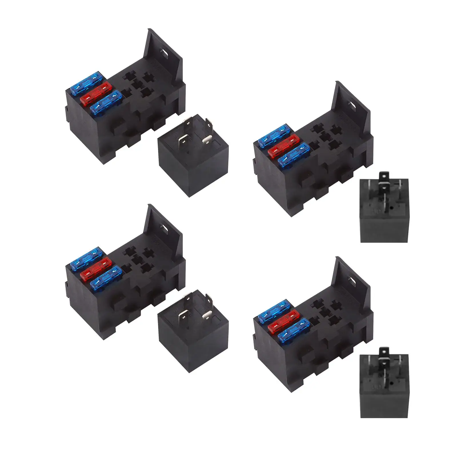 Electromagnetic Relay 3 Way High Temperature Resistant 40A with Terminals Waterproof for Truck Yacht Camper Trailer Marine