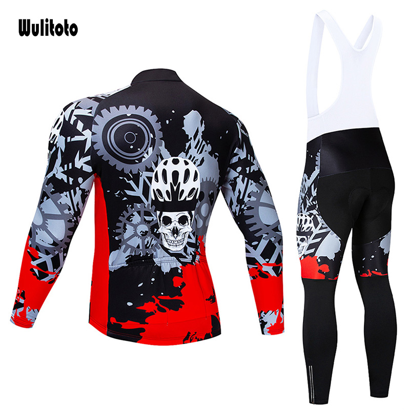 spring Mountain Bike Jersey long sleeve short sleeve 9D Gel Cycling Pants Suit Men zipper Cycling Jersey set