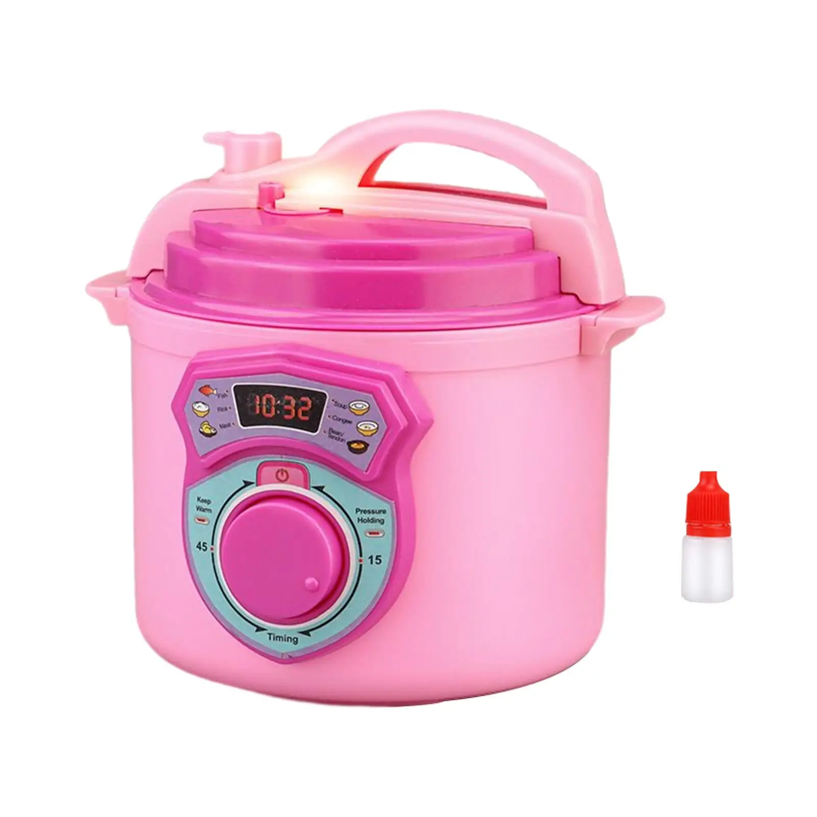 Electric Rice Cooker Toy Kitchenware Interactive Toy for Toddlers Girls Boy
