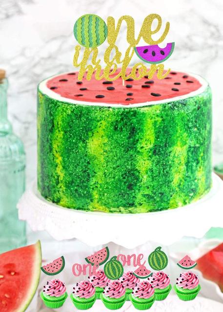 thumbnail image 2 of Watermelon 1st Birthday Party Decorations Kit - Complete Set With Banners & Balloons 2 of 9