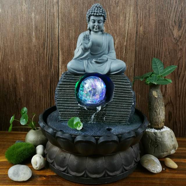 Indoor Buddha Statue for Meditation, Tabletop Decor, Housewarming Gift, and  Decoration for Home, Room, or Office