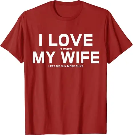 Funny I Love When My Wife Lets Me Go Fishing T-shirt Awesome Cool Fish  Birthday Gift For Husband Boyfriend Tops