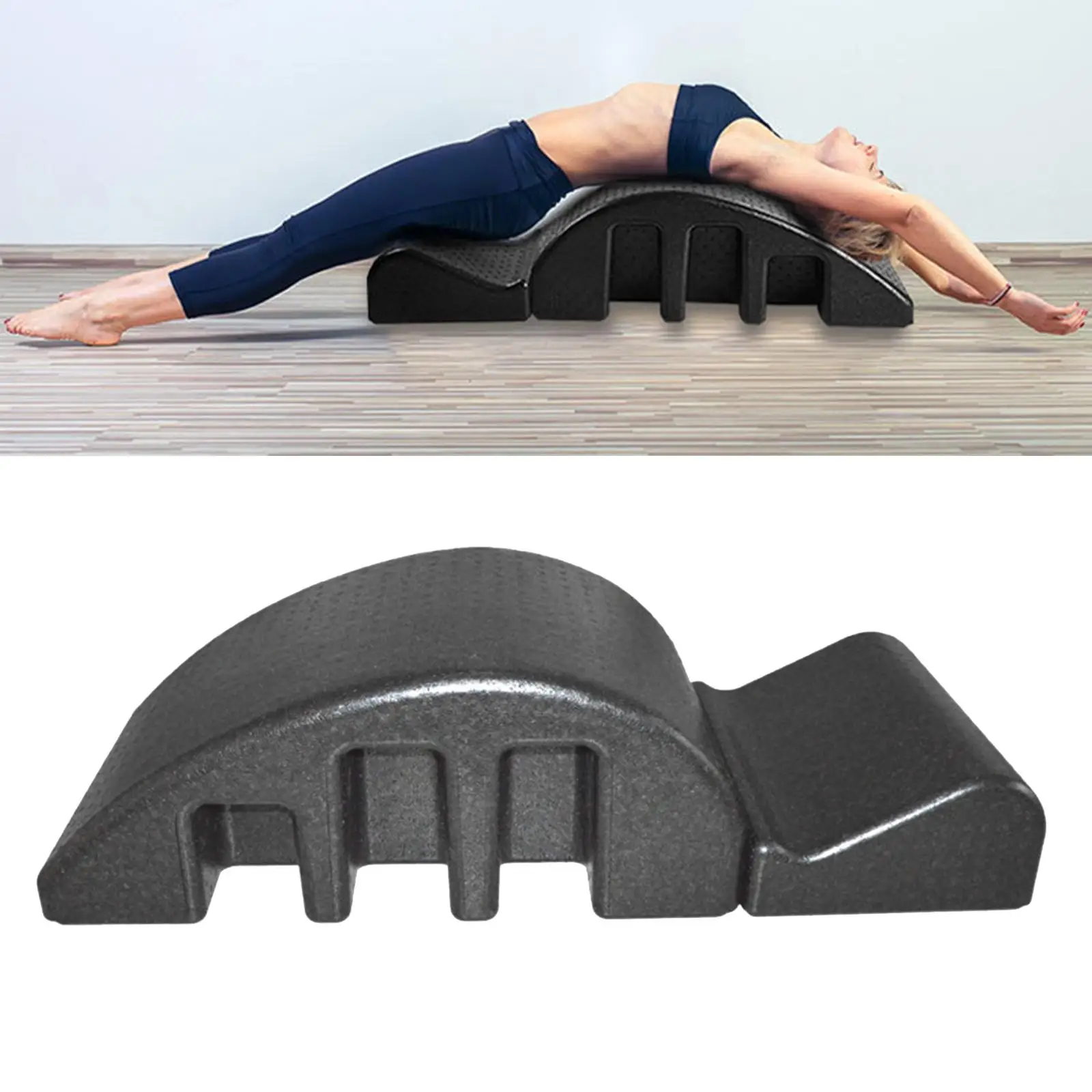 Pilates Fitness Equipment Relaxer Massager Shoulder Support Body Spine Corrector S-Curve Shape Spine Back Orthotics for Yoga Gym