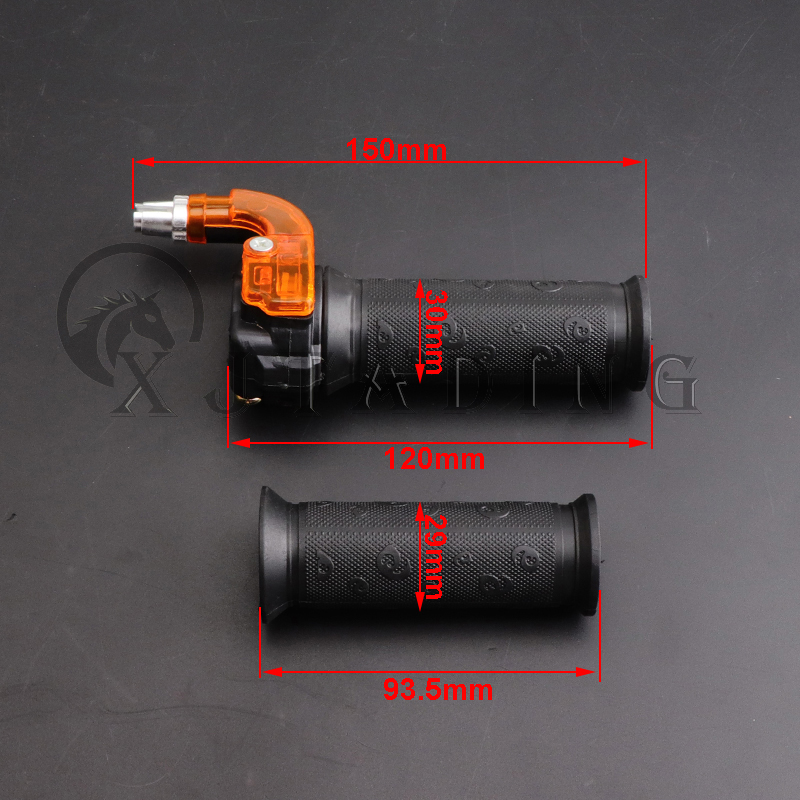 Twist Throttle Accelerator 3-stufiger Griff + 80 cm Kabel für 47 cc 49 cc Mini Dirt Bike Quad Pocket Zubehör – Detail 4