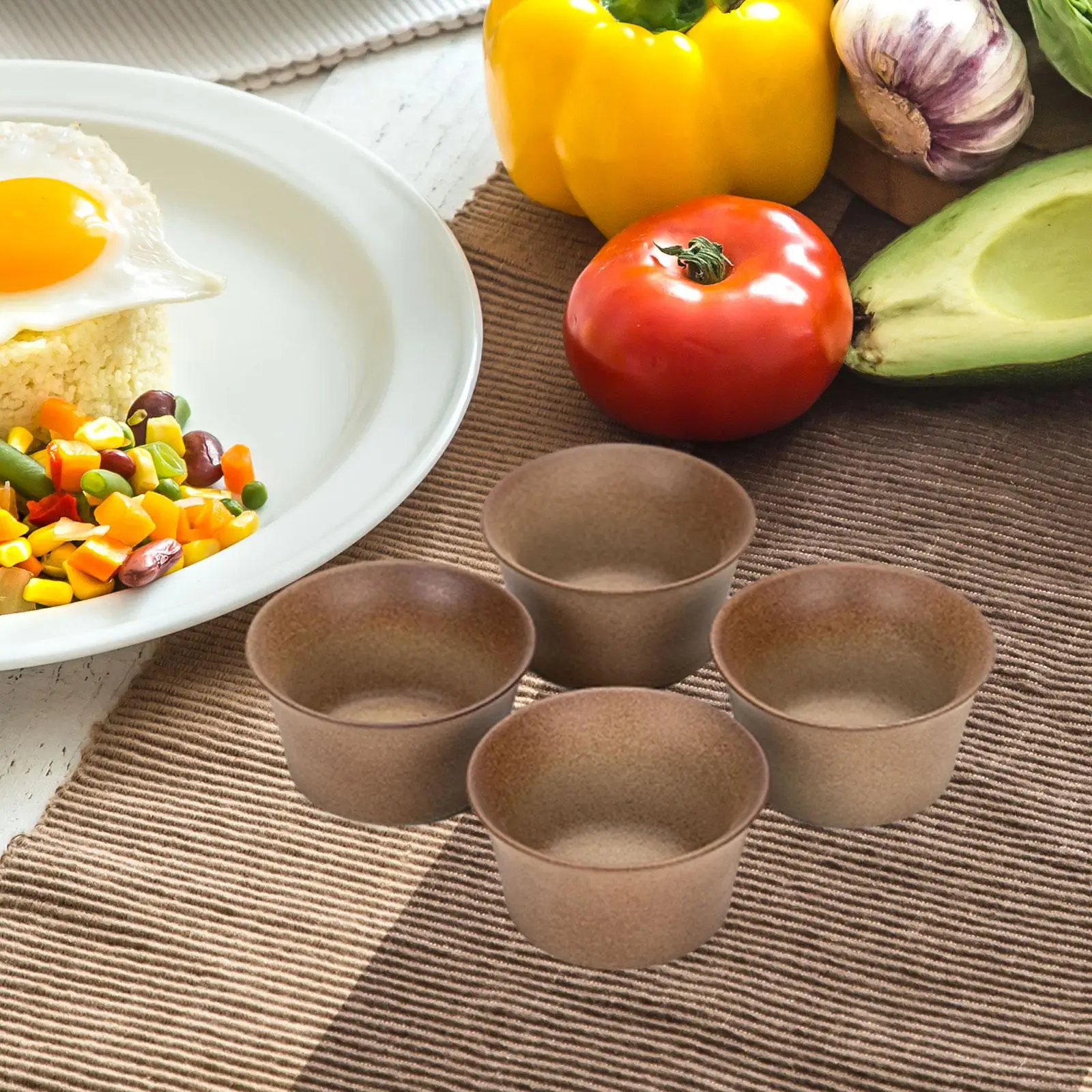 4x Japanese Tea Cups Set Traditional Coffee Mug Drinkware without Handles for Green Tea Restaurant Matcha Tea Home Cappuccino