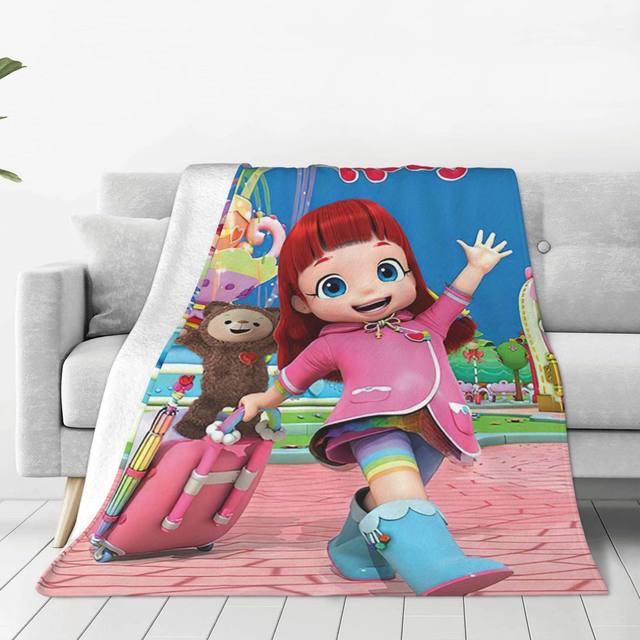 Brinquedo Boneca Grande Menina Rainbow Ruby Capa De Chuva