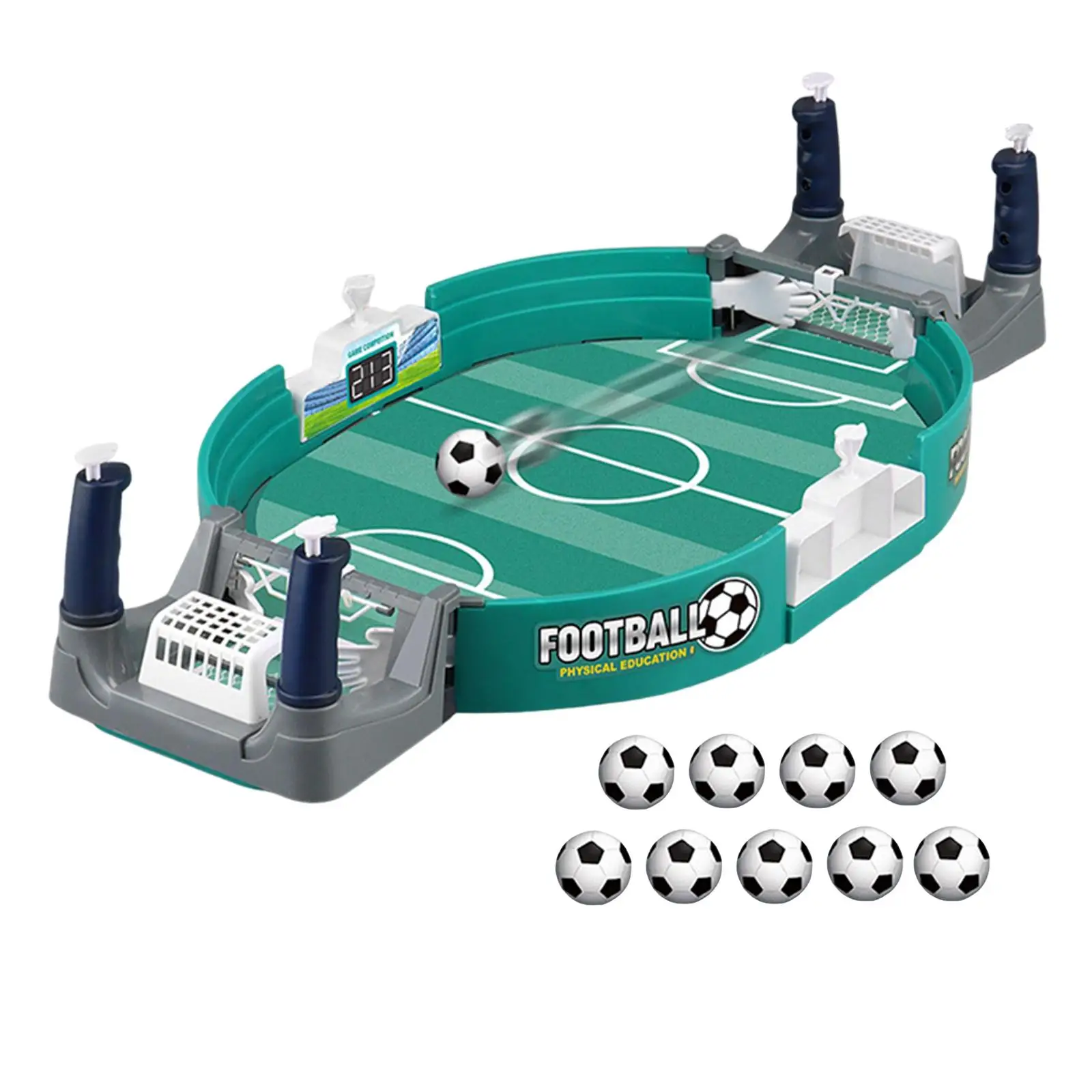 Table Soccer Game Hand Eye Coordination Interactive for Family Entertainment Kids Adults