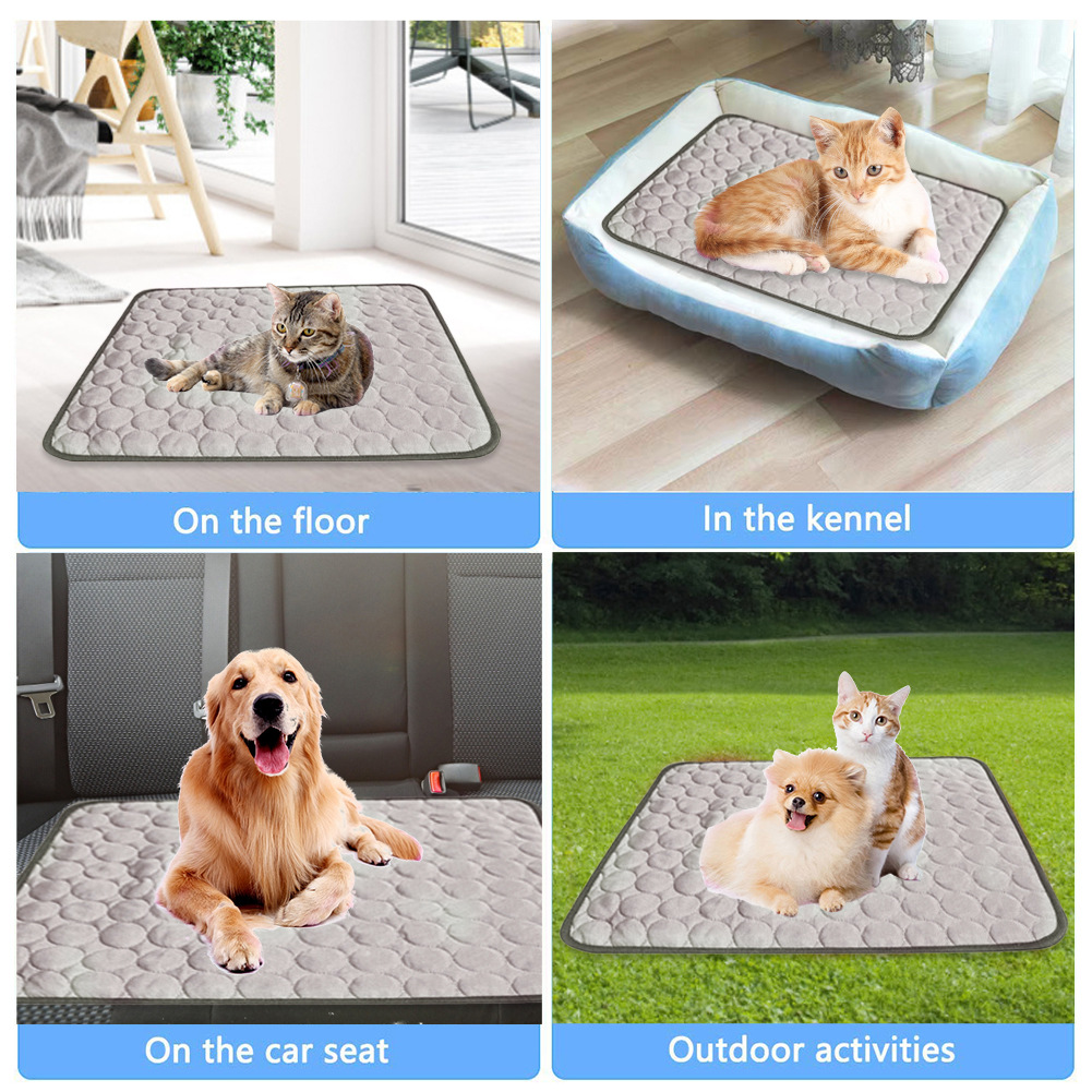 Title 7, Summer Pet Cat and Dog Cool Pad Ice Cold Feelin...