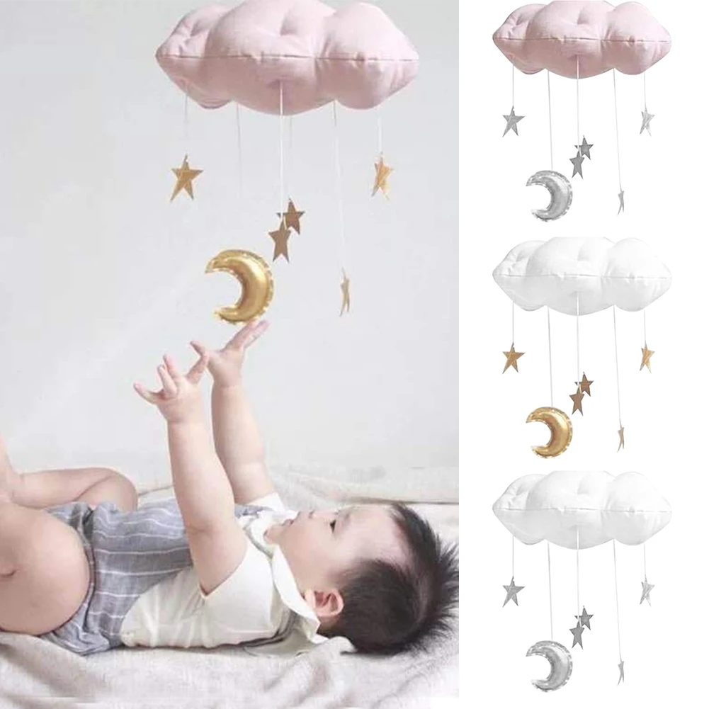 Cute Wall Hanging Cloud Pendant Room Decor Kids Bedroom Decor Baby Photo Prop 