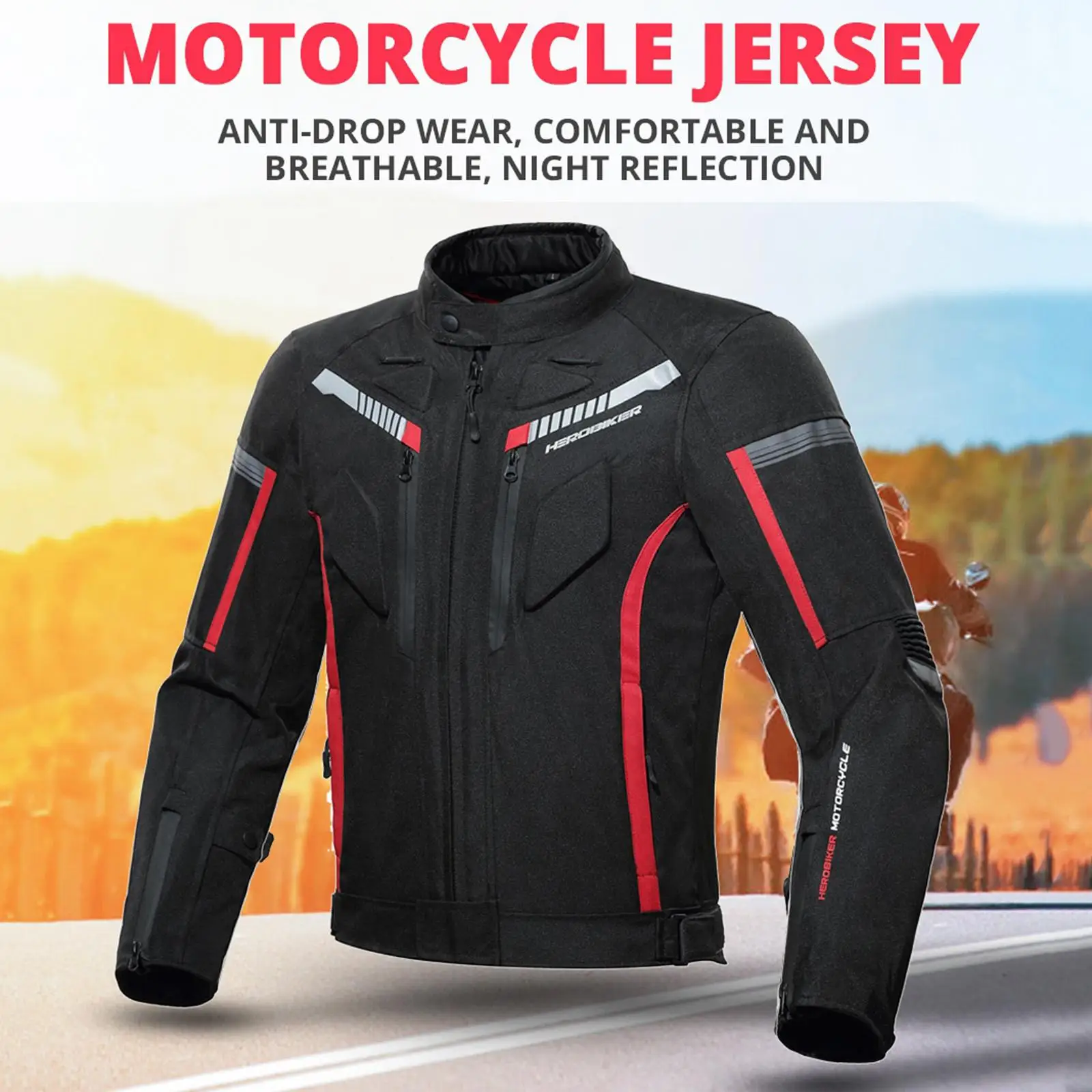 600D Motorcycle Jacket for Men Moto Motocross Riding