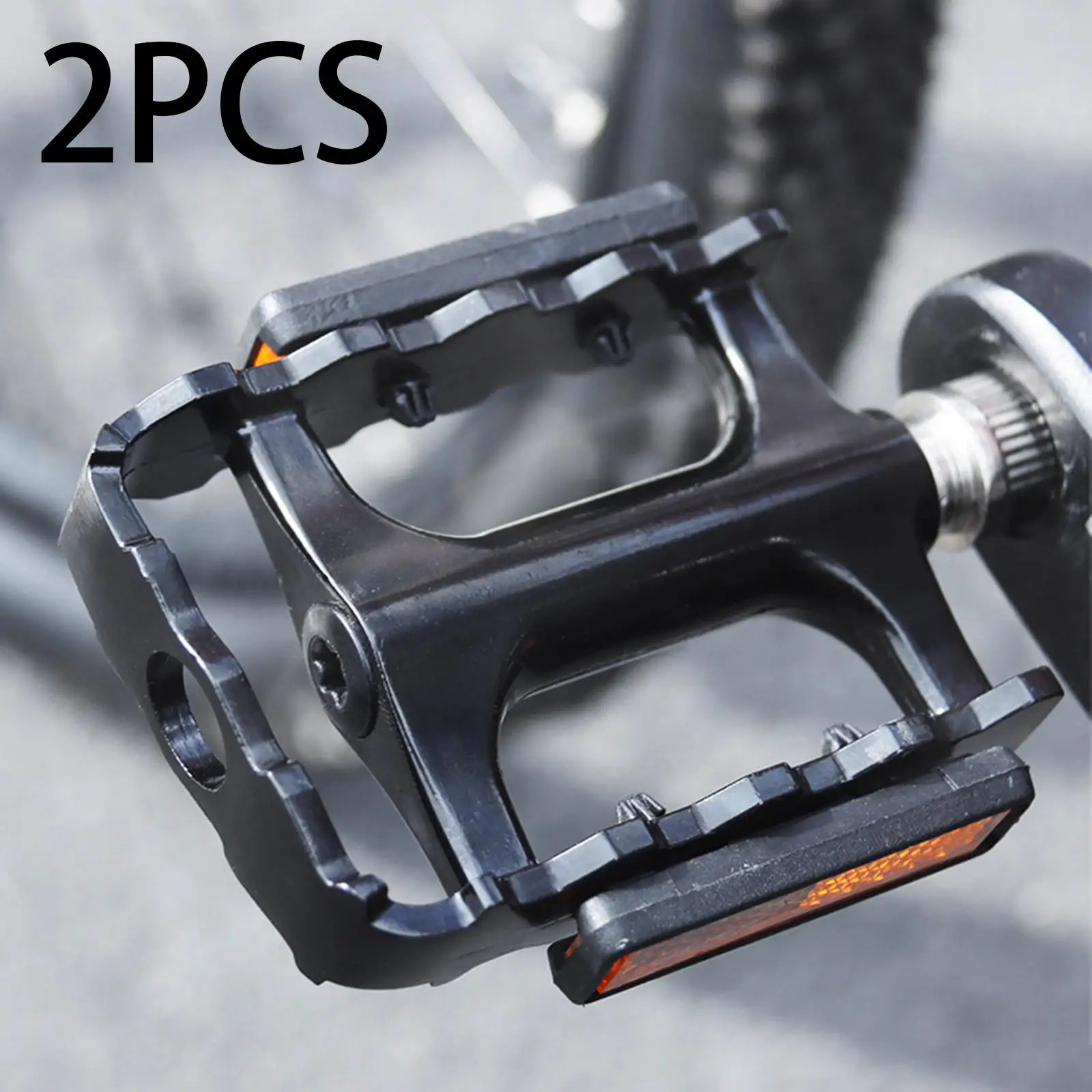 Bike Pedals Wide Flat Pedals Sturdy Accessories Lightweight Replacement Nonslip Mountain Bike Bicycle Pedals Platform Pedals