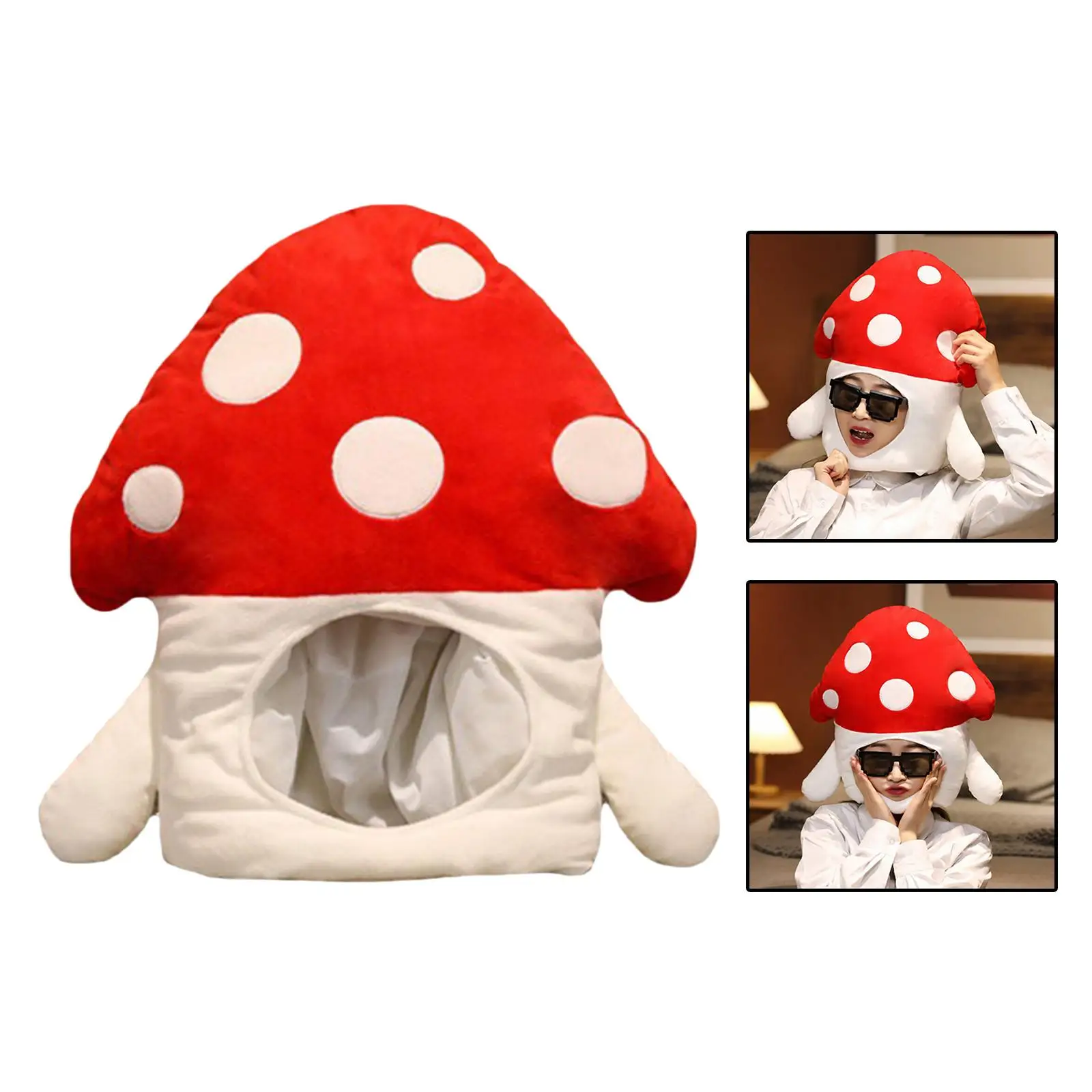 Lovely Costume Headgear Cosplay Headband Holiday Accessories Mushroom Hat