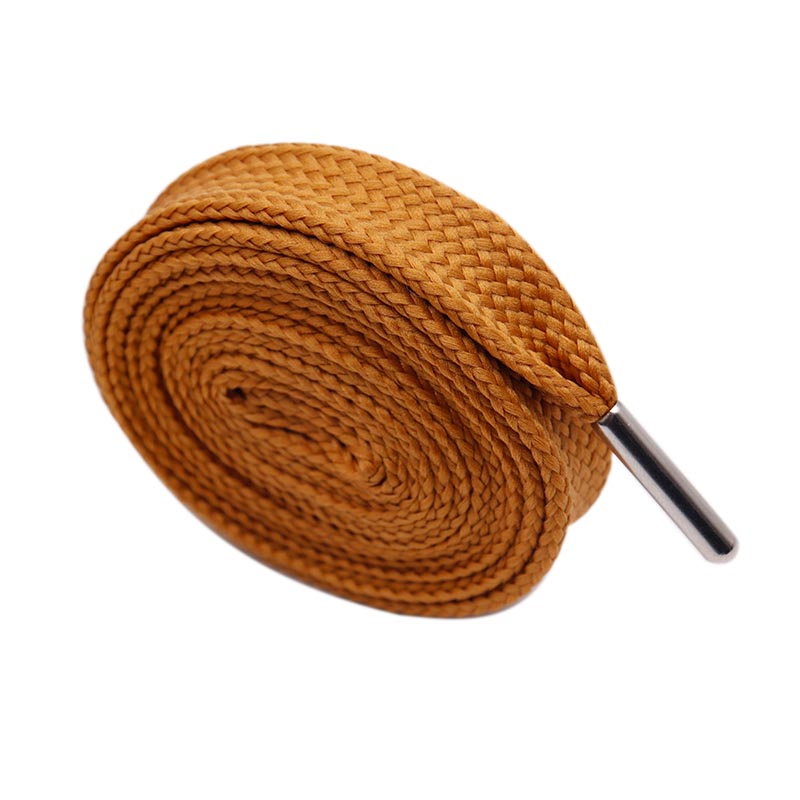 18 mm flache, fette Schnürsenkel, Schuhzubehör, Kordelzug, einfarbig, Canvas, breite Kordel mit klassischen Schnürsenkeln, Metallspitzen für Campus 00er Jahre – Detail 18
