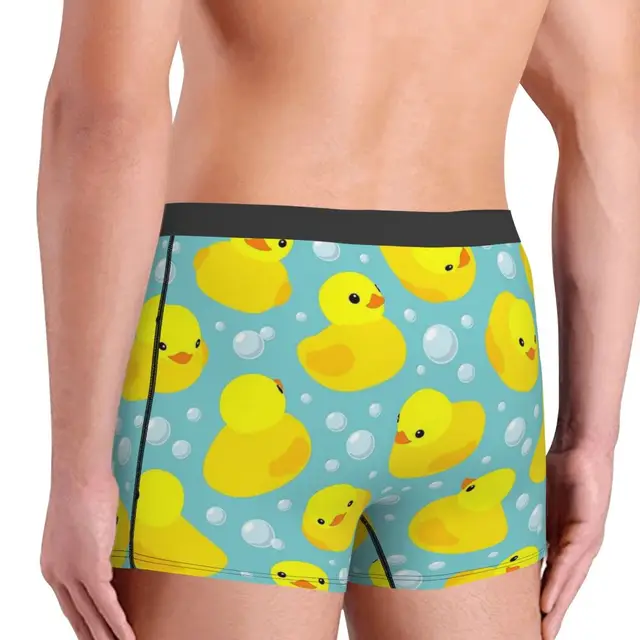 Yellow Bath Duck Men Underwear Cute Animal Boxer Briefs Shorts Panties Funny  Breathable Underpants for Male S-XXL - AliExpress
