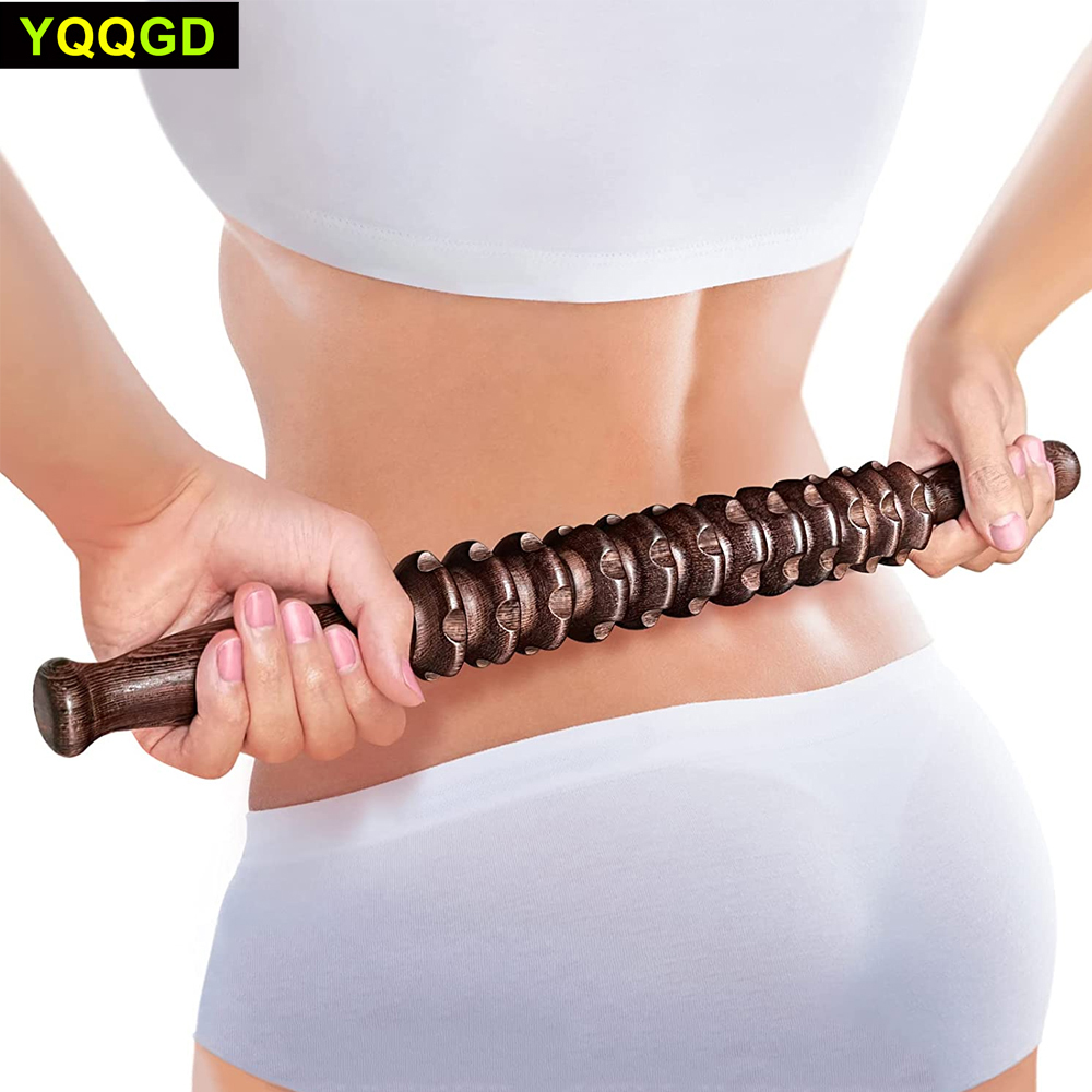 Best of Wooden Exercise Roller Gua Sha Handheld Cellulite Blasters Sports Injury Body Trigger Point Muscle Roller Sticks Massager Reviews & Tips